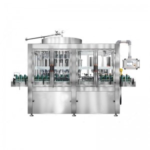 自動洗桶灌裝機設備生產(chǎn)廠家 4頭半流體果泥灌裝機