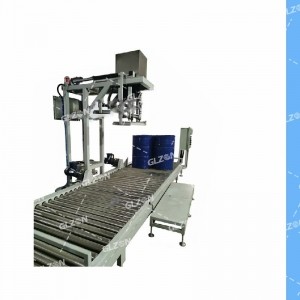 自動分裝機(jī)_1200L噸桶防腐漆分裝機(jī)